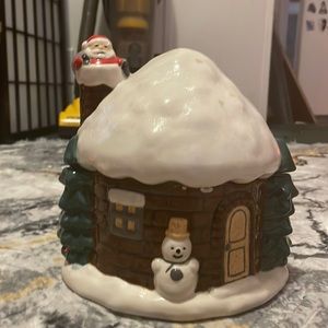 Santa cookie jar